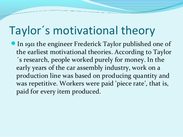 case study on motivation